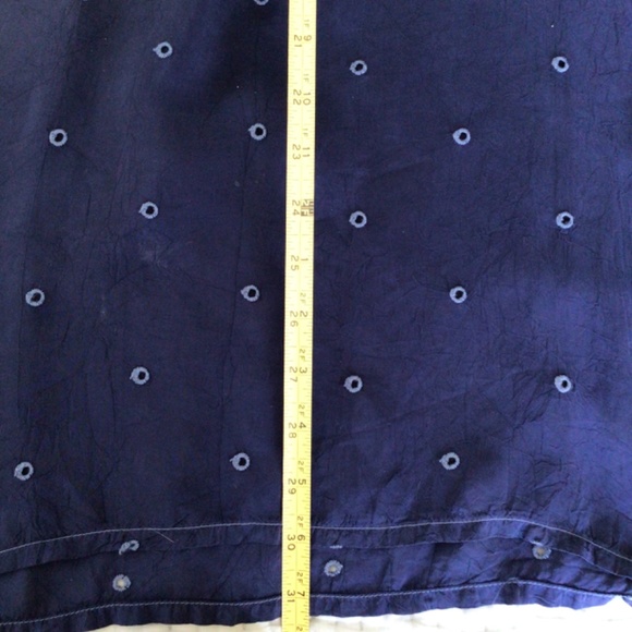 Johnny Was Navy Blue Tunic. Size M, EUC. - Picture 6 of 8